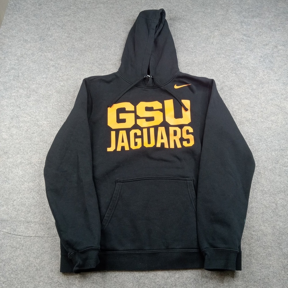 GSU Jaguars Hoodie‎ Sweatshirt Mens Medium Black College Nike Fleece Pullover